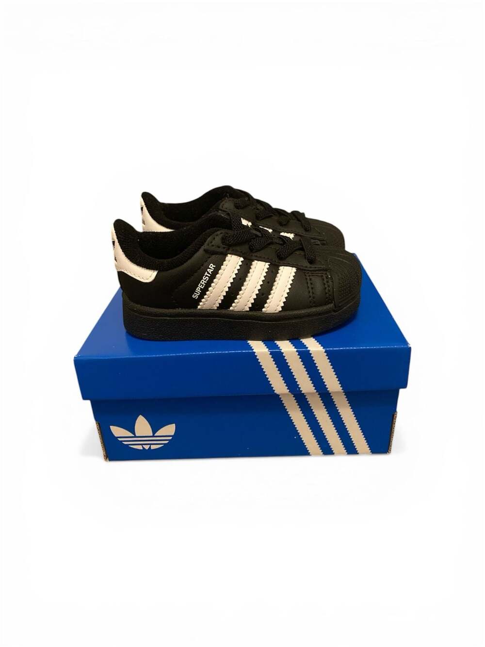 adidas Superstar II EL I Toddler Core Black / Cloud White IH6482 Size 4K - Picture 1 of 2